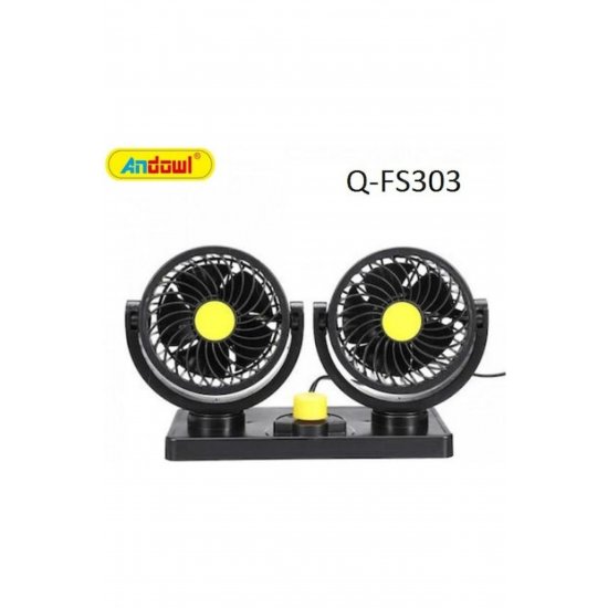 Qfs30312 Διπλός ανεμιστήρας αυτοκινήτου 12V Κωδικός: Q-FS303