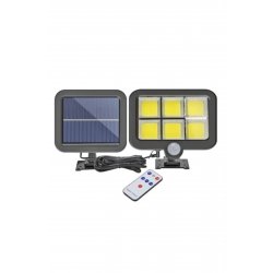 Ηλιακός λαμπτήρας LED 250W με αισθητήρα κίνησης και τηλεχειριστήριο – Ισχυρός, αυτόνομος και οικονομικός φωτισμός