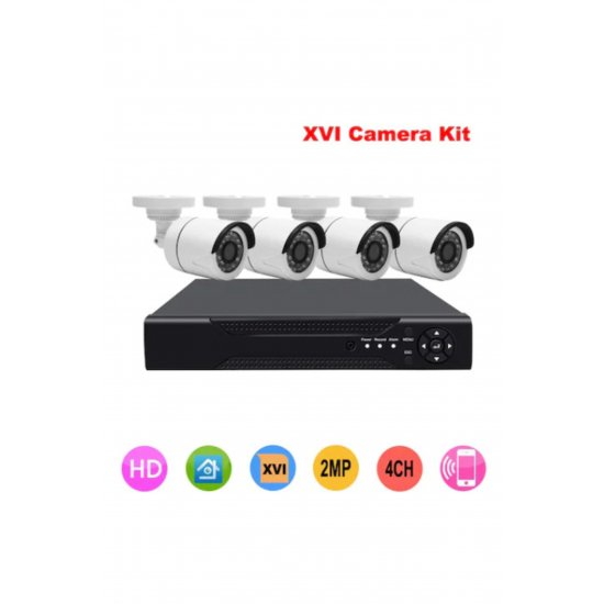 Κιτ παρακολούθησης βίντεο CCTV DVR 4 Κάμερες ΕΞΩΤΕΡΙΚΟ