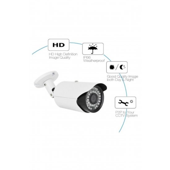 Κιτ παρακολούθησης βίντεο CCTV DVR 4 Κάμερες ΕΞΩΤΕΡΙΚΟ