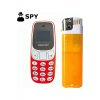 L8STAR BM10 Mini Dual SIM Κινητό με Κόκκινα Κουμπιά