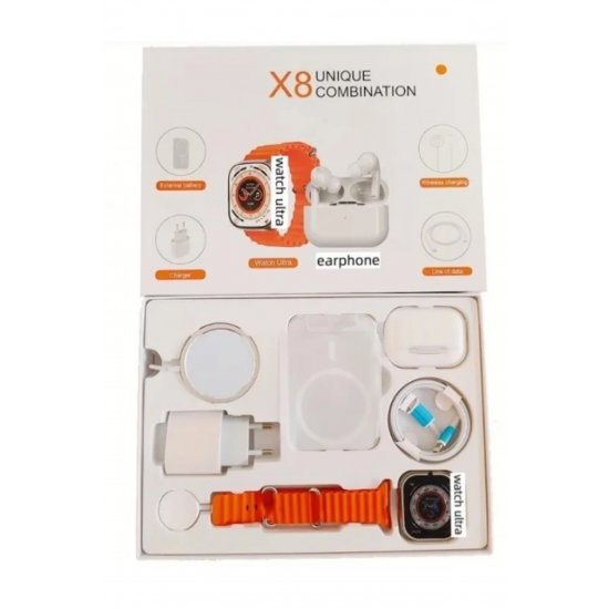 Σετ Πακέτο μαγνητικής μπαταρίας Bluetooth Ceas Smartwatch X8 Unique Combination sport