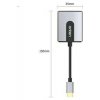 Μετατροπέας USB-C αρσενικό σε HDMI θηλυκό Γκρι 1τμχ TN-9587S