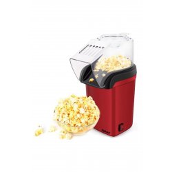 Stuffix® Hot Air Popcorn Maker, Χωρίς λάδι, 3 λεπτά, 1200 W, Κόκκινο