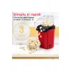 Stuffix® Hot Air Popcorn Maker, 1200W, έτοιμο σε 2-3 λεπτά, κόκκινο