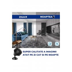 Stuffix® εξαιρετικά συμπαγής ασύρματη μίνι κάμερα Full HD 1080p, αισθητήρας κίνησης, νυχτερινή όραση