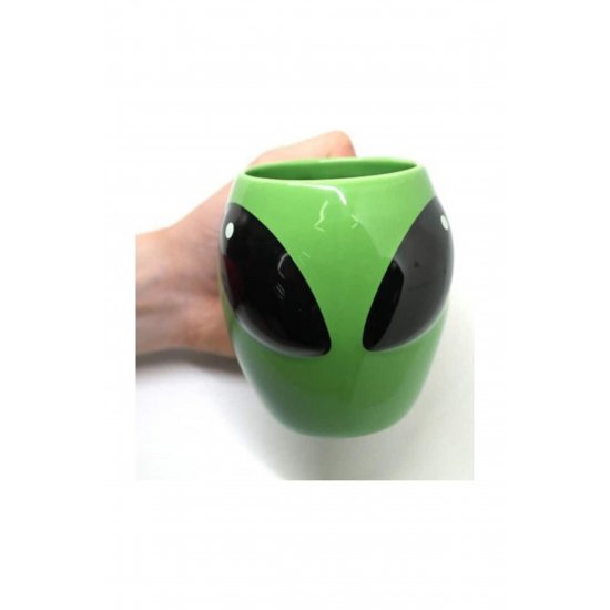 Alien 3D Κούπα Κεραμική Πράσινη