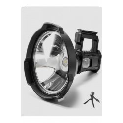 Φακός W591 με ισχύ TRIPOD 1000W πολύ ισχυρός LED P90 Εξωτερική λειτουργία μπαταρίας XL