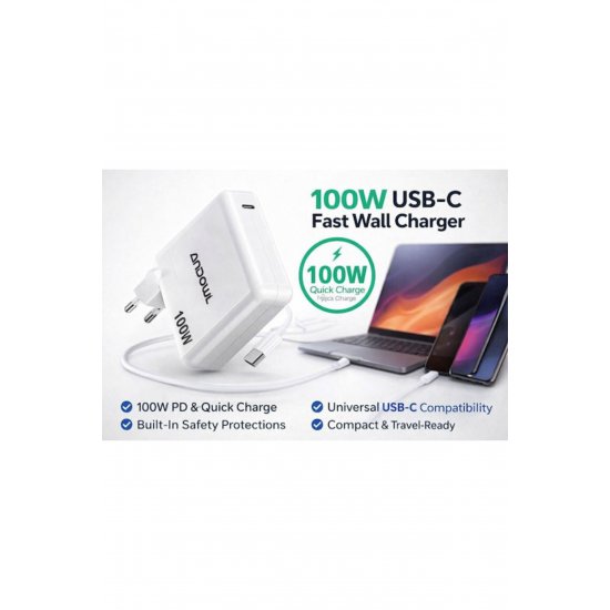 USB-C Universal Laptop Charger 100W Κωδικός: Q-KC03
