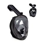 ΜπλεMar Μάσκα κατάδυσης Silicone Full Face Ninja Free Breath Μαύρο