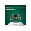 Ασύρματο χειριστήριο Doubleshock, SDEPOT, συμβατό με PS4, με κραδασμούς, καμουφλάζ