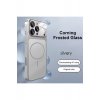 Θήκη MagSafe με GlassLook Back, Για iPhone 17 Pro Max, Premium Design, Ultra Slim, Ασημί