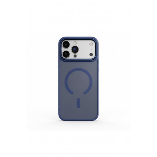 Θήκη MatteArmor, Magsafe Προφυλακτήρας, Για iPhone 17 Pro Max, Αντικραδασμική, Σκούρο Μπλε