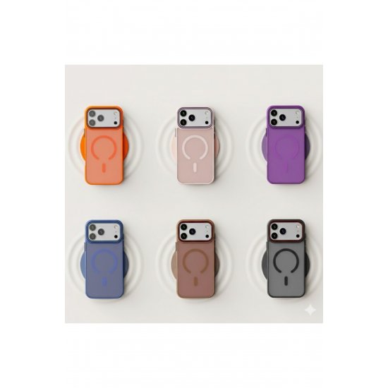 Θήκη MatteArmor, Magsafe Προφυλακτήρας, Για iPhone 17 Pro Max, Αντικραδασμική, Σκούρο Μπλε