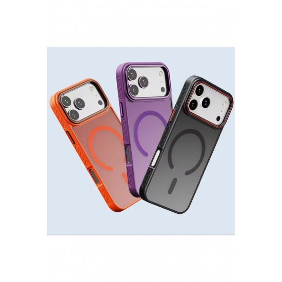 Θήκη MatteArmor, Magsafe Προφυλακτήρας, Για iPhone 17 Pro Max, Αντικραδασμική, Σκούρο Μπλε