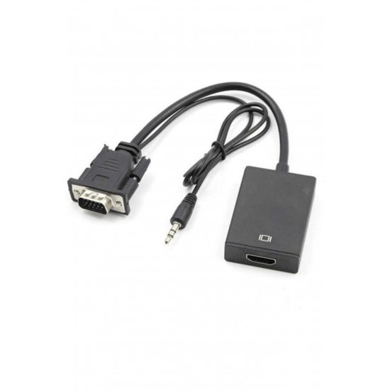 Μετατροπέας 3,5 mm / VGA αρσενικό σε HDMI θηλυκό 1 τεμ Q-HD09 Μετατροπέας 3,5 mm / VGA αρσενικό σε HDMI θηλυκό 1 τεμ Q-HD09