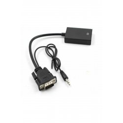 Μετατροπέας 3,5 mm / VGA αρσενικό σε HDMI θηλυκό 1 τεμ Q-HD09