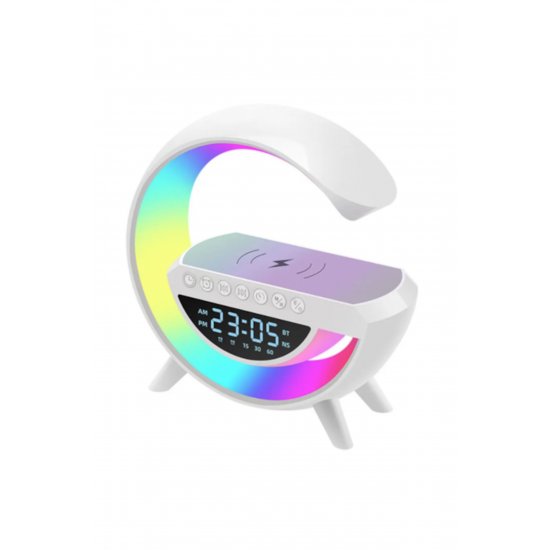 Ηχείο Bluetooth BT-3401 Οθόνη LED ασύρματης φόρτισης ξυπνητήρι