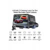 Teknova dash cam, 3 φακοί, νυχτερινή όραση 4 ιντσών, 1080p, γωνία 170°