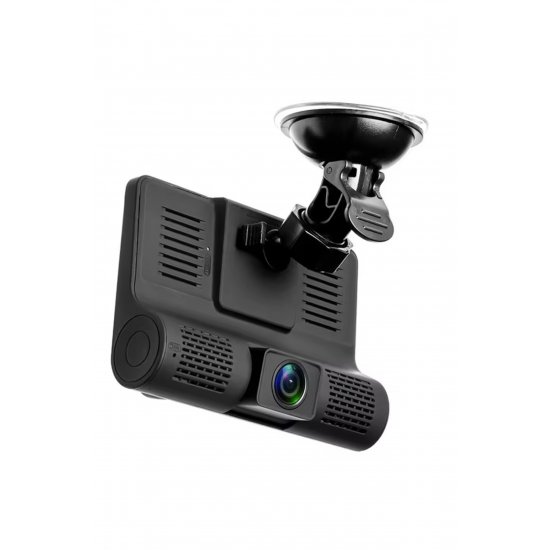 Teknova dash cam, 3 φακοί, νυχτερινή όραση 4 ιντσών, 1080p, γωνία 170°