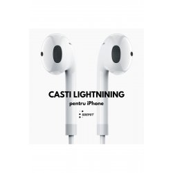 Ακουστικά SPOT Lightning, για iPhone 7/7Plus/8/8+/SE 2/X/XS/XR/XS MAX/11/11PRO/11PRO MAX, λευκό