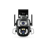 Διπλή κάμερα παρακολούθησης PTZ 8MP 4K Q S800 με εφαρμογή GRI