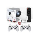 Φορητός βιντεοπροβολέας 4K Ultra HD, 2 Joysticks και παιχνίδια, WiFi, Bluetooth, Τηλεχειριστήριο