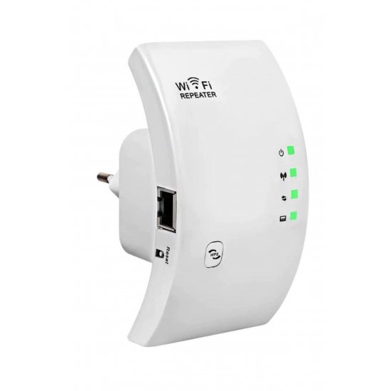 Ενισχυτής WiFi Andowl Q 9D με λειτουργία επαναλήπτη WiFi 2,4 Ghz 100 Mbps λευκό