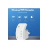 Ενισχυτής WiFi Andowl Q 9D με λειτουργία επαναλήπτη WiFi 2,4 Ghz 100 Mbps λευκό