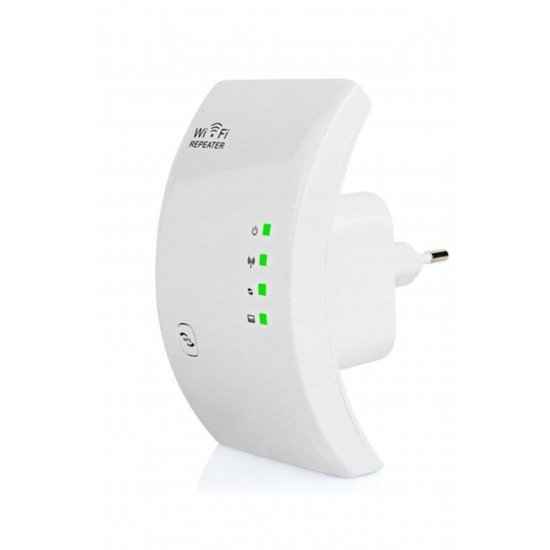 Ενισχυτής WiFi Andowl Q 9D με λειτουργία επαναλήπτη WiFi 2,4 Ghz 100 Mbps λευκό