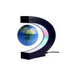 Floating Illuminated World Globe με διάμετρο 8,5cm και ύψος 18cm