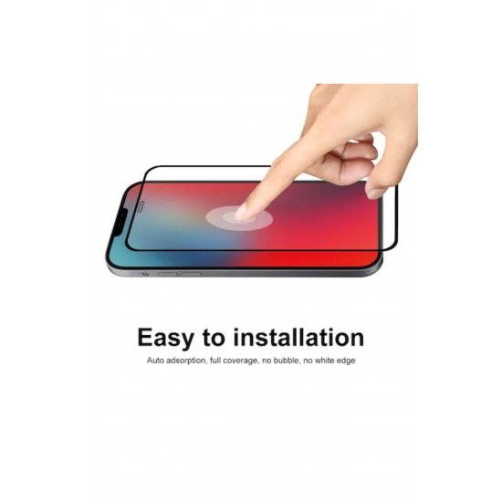 ® Μεμβράνη Tempered Glass συμβατή με Apple iPhone 11/XR Full Glue Black