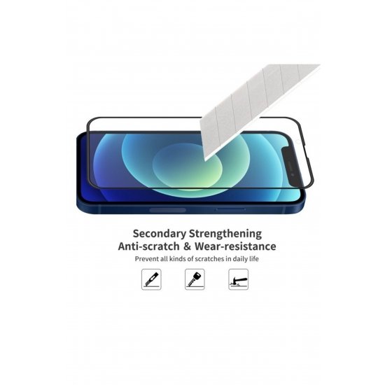 Flippy® Glass Film συμβατό με Apple iPhone 14 Plus / 13 Pro Max 111D Black