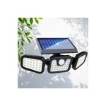 Τριπλοί ηλιακοί λαμπτήρες 100LED Περιστρεφόμενοι Πάνελ με βαθμολογία IP65