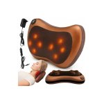 Μαξιλάρι μασάζ Shiatsu, ARSA GO, 4 μπάλες μασάζ, καφέ