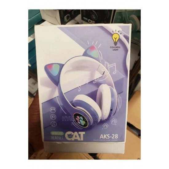 Ασύρματα ακουστικά Cat Ear, πτυσσόμενα Neo™ Soundy® STN-28 Blue