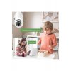 Κάμερα ασφαλείας WiFi 355° Οριζόντια 90° Κάθετη 1080p HD με μικρόφωνο και αμφίδρομο ήχο