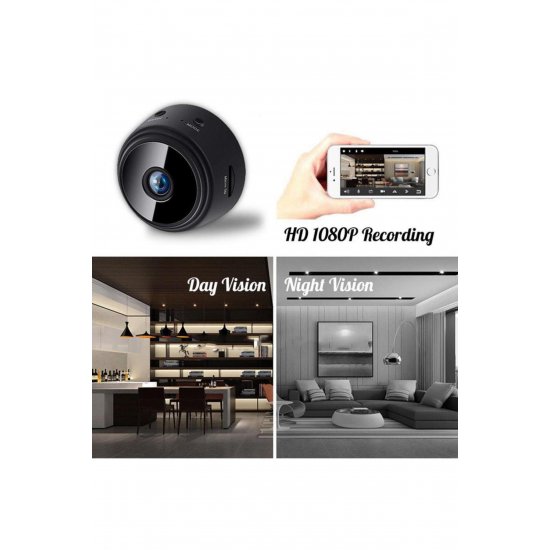 Μίνι ασύρματη κάμερα παρακολούθησης WiFi 1080p Full HD με μαγνητική βάση Neo™ Camy-Cam®