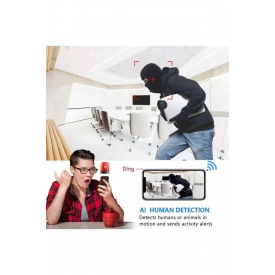 Μίνι ασύρματη κάμερα παρακολούθησης WiFi 1080p Full HD με μαγνητική βάση Neo™ Camy-Cam®