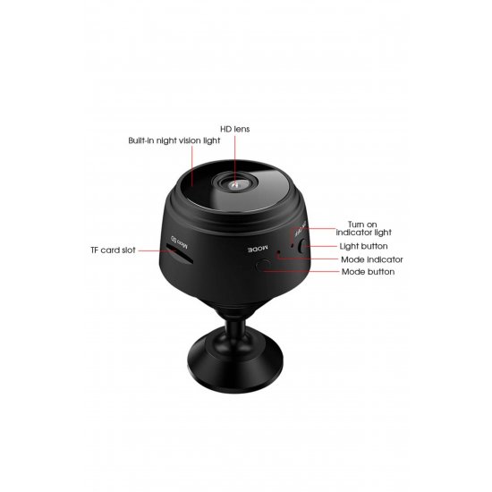 Μίνι ασύρματη κάμερα παρακολούθησης WiFi 1080p Full HD με μαγνητική βάση Neo™ Camy-Cam®