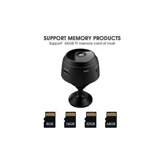 Μίνι ασύρματη κάμερα παρακολούθησης WiFi 1080p Full HD με μαγνητική βάση Neo™ Camy-Cam®