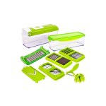 Nicer Dicer Plus - Τρίφτης λαχανικών και φρούτων, 11 τρόποι κοπής, πράσινο