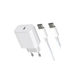 Universal φορτιστής USB-C, συμβατός με τηλέφωνα Samsung, LG, Huawei, Allview, Motorola και Xiaomi.