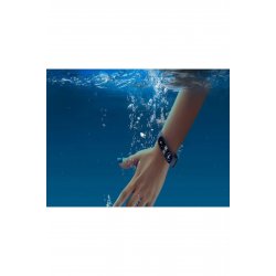 Βραχιόλι γυμναστικής QttvbTna Band 6, Bluetooth, Μαύρο