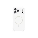 Θήκη Antishock Magsafe για iPhone 17 Pro Max, Προστασία κάμερας, Σιλικόνη, Λευκό