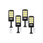 Σετ 4 x Ηλιακό Λάμπα με 6 Κυψέλες, COB LED και Τηλεχειριστήριο