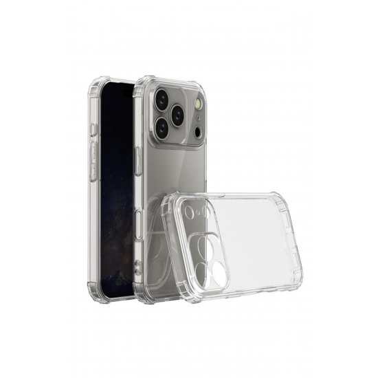 Θήκη Ultra Protection για iPhone 17 Pro, Αντικραδασμικές γωνίες, Σιλικόνη, Διαφανές Θήκη Ultra Protection για iPhone 17 Pro, Αντικραδασμικές γωνίες, Σιλικόνη, Διαφανές