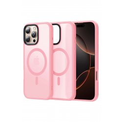 Husa Magsafe iPhone 16 Pro Max, Incarcare Wireless, Margini Ridicate, Slim, de Protectie, Ροζ