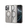 Husa Magsafe iPhone 16 Pro Max, Incarcare Wireless, Margini Ridicate, Slim, de Protectie, Ανοιχτό γκρι