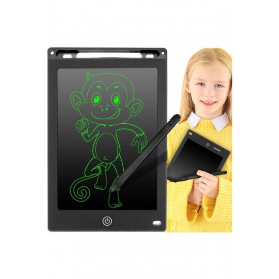 Φορητό tablet LCD 8,5 ιντσών γραφής και σχεδίου με γραφίδα, μαύρο
